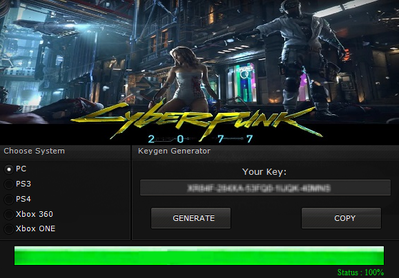 video game key generator